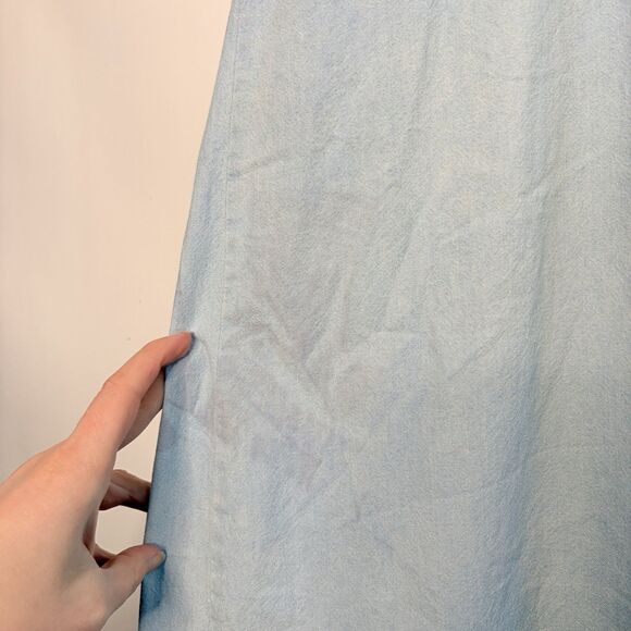 The Disney Store Winnie The Pooh Embroidered Light Denim Dress 90s Vintage  L - Picture 5 of 12